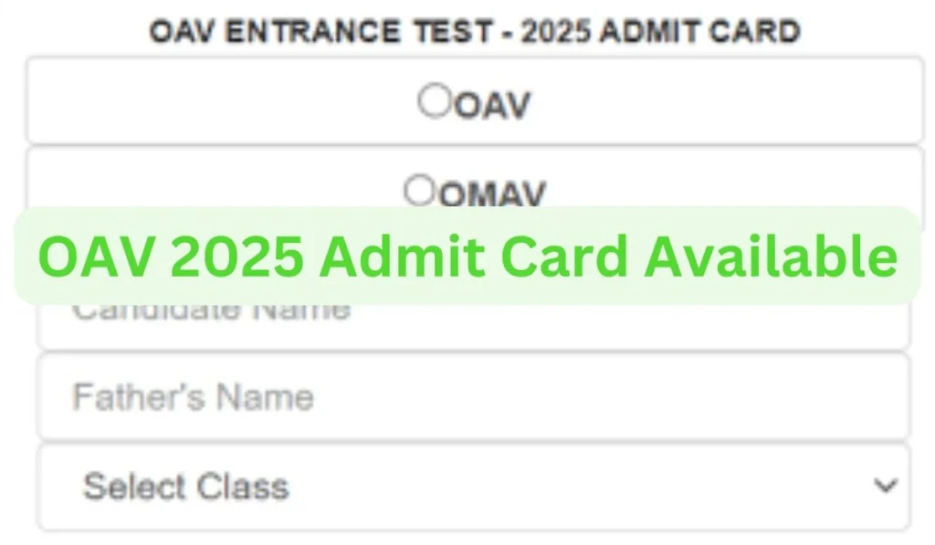 oav-admit-card